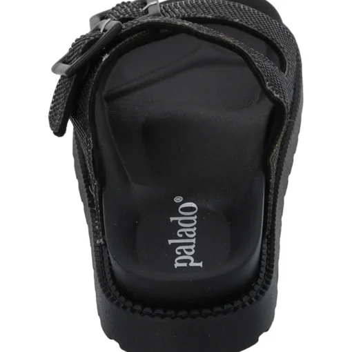 Palado Irisa, Plateau-Pantoletten, Damen, Schwarz Strass