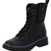 Palado Jazzly by Sila Sahin, Schnürstiefel, Damen, Schwarz/Lila