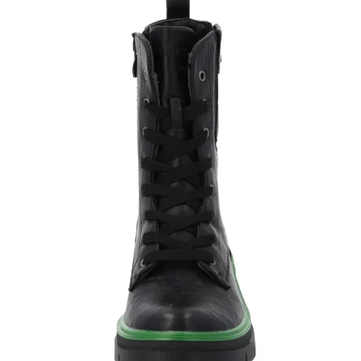 Palado Jazzly by Sila Sahin, Schnürstiefel, Damen, Schwarz/Grün