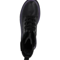 Palado Jazzly by Sila Sahin, Schnürstiefel, Damen, Schwarz/Lila