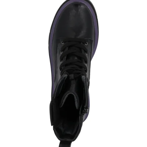 Palado Jazzly by Sila Sahin, Schnürstiefel, Damen, Schwarz/Lila
