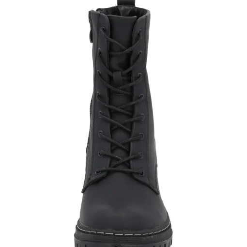 Palado Kefalonia, Schnürstiefeletten, Damen, Schwarz Matt
