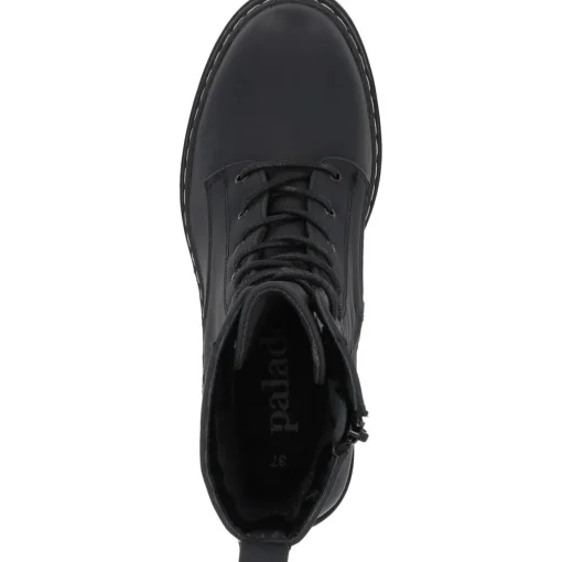 Palado Kefalonia, Schnürstiefeletten, Damen, Schwarz Matt