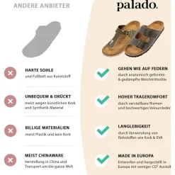 Palado Kids Korfu B, Pantoletten, Kinder, Blau Goalstar
