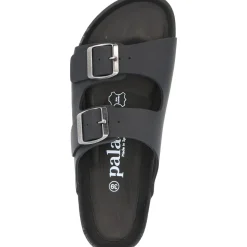 Palado Korfu Oiled Premium Leather, Pantoletten, Damen, Schwarz