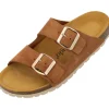 Palado Korfu Suede Premium Leather, Pantoletten, Damen, Braun