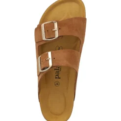 Palado Korfu Suede Premium Leather, Pantoletten, Damen, Braun