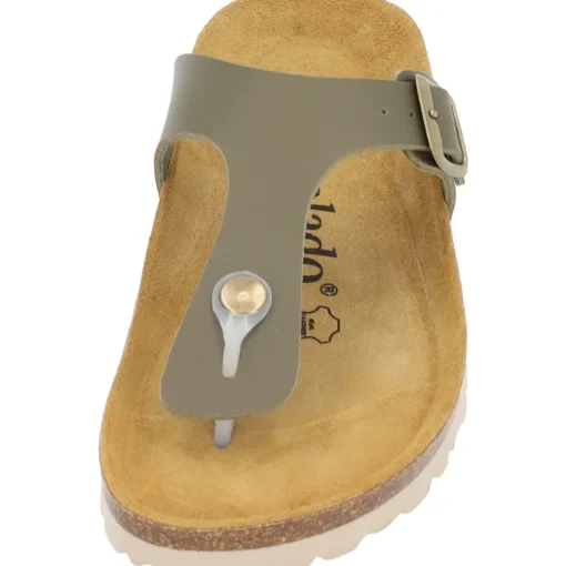 Palado Kos Matt, Zehentrenner, Damen, Khaki