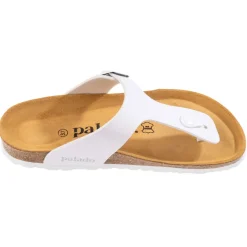 Palado Kos Matt, Zehentrenner, Damen, Weiß/Weiß