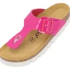 Palado Kos PL Lack, Zehentrenner, Damen, Pink