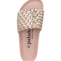 Palado Lerima by Sila Sahin, Pantoletten, Damen, Rosa Metallic