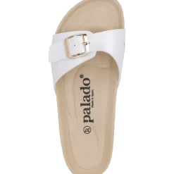 Palado Malta BE Metallic, Pantoletten, Damen, Weiß