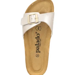 Palado Malta Metallic, Pantoletten, Damen, Beige/Beige