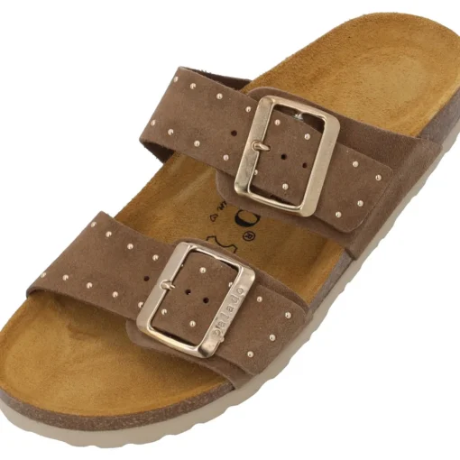 Palado Samos Glint by Sila Sahin, Pantoletten, Damen, Braun