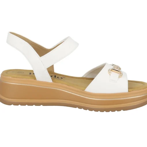 Palado Stamelos by Sila Sahin, Riemchensandalen, Damen, Weiß