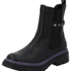 Palado Trinda by Sila Sahin, Chelsea Boots, Damen, Schwarz/Lila