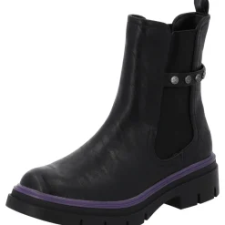 Palado Trinda by Sila Sahin, Chelsea Boots, Damen, Schwarz/Lila