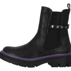 Palado Trinda by Sila Sahin, Chelsea Boots, Damen, Schwarz/Lila