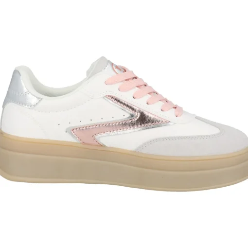 Palado Valcis, Sneakers Low, Damen, Weiß/Rose