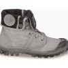 Palladium 92478, Schnürstiefel, Damen, Grau (Vapor/Metal)