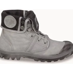 Palladium 92478, Schnürstiefel, Damen, Grau (Vapor/Metal)
