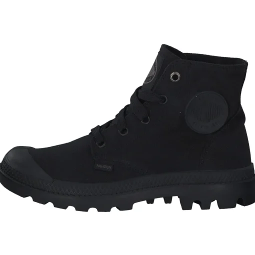 Palladium 73089, Schnürstiefeletten, BLACK