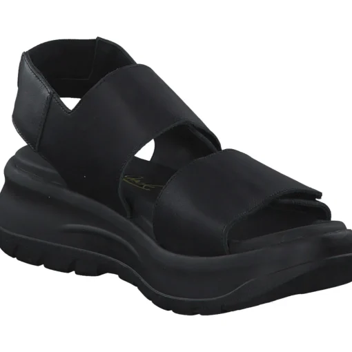 Panama Jack Noah B, Keilsandaletten, Damen, Schwarz