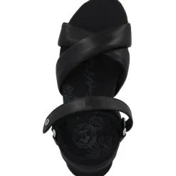 Panama Jack Serena B, Keilsandaletten, Damen, Schwarz (Negro/Black)