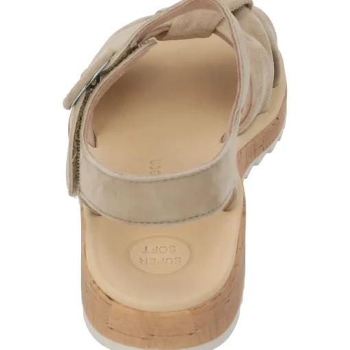 Paul Green 6105, Keilsandaletten, Damen, CHAMPAGNE
