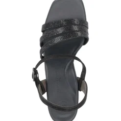 Paul Green 6058, Plateau-Sandaletten, Damen, black
