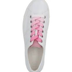 Paul Green 5247, Schnürschuhe, Damen, white/candy