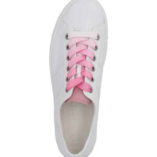 Paul Green 5247, Schnürschuhe, Damen, white/candy