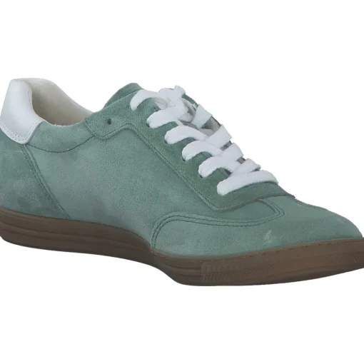 Paul Green 5450, Schnürschuhe, Damen, wasabi/white