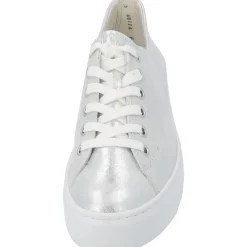 Paul Green 4790, Sneakers Low, Damen, weiß silber metallic