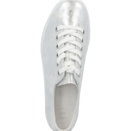 Paul Green 4790, Sneakers Low, Damen, weiß silber metallic