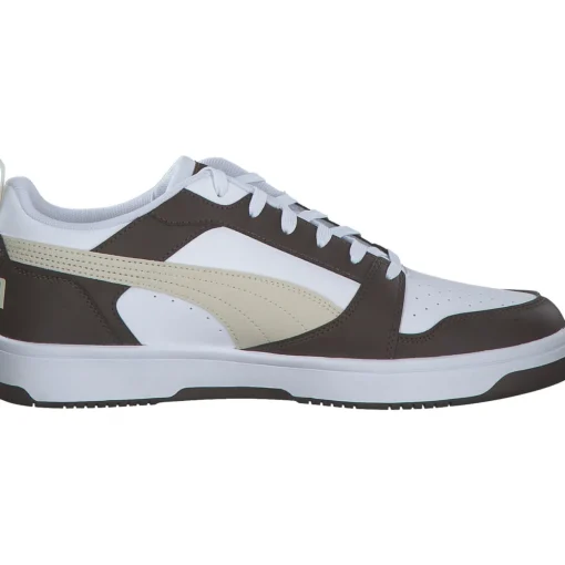Puma 392328/031 Rebound v6 Low, Klassische- & Business Schuhe, Herren, ESPRESSO BROWN-ALPINE SNOW-PU