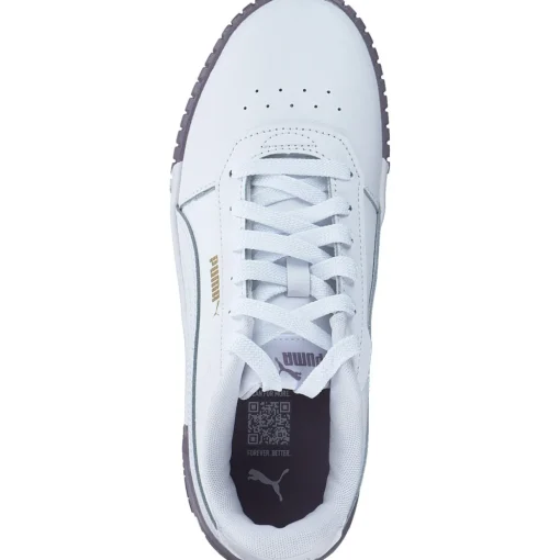 Puma Carina 2.0 385849, Schnürschuhe, Damen, PUMA WHITE-PALE PLUM-PUMA GOLD