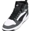 Puma Rebound v6 392326, Sneakers High, Herren, White black grey