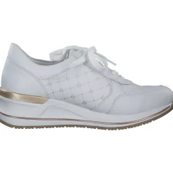 Remonte D3211, Schnürschuhe, Damen, weiss/weiss/alloy/lightgold