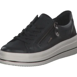 Remonte D1C01, Schnürschuhe, Damen, schwarz/schwarz-antique/antik/