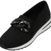 Remonte D1G11, Mokassins, Damen, Schwarz