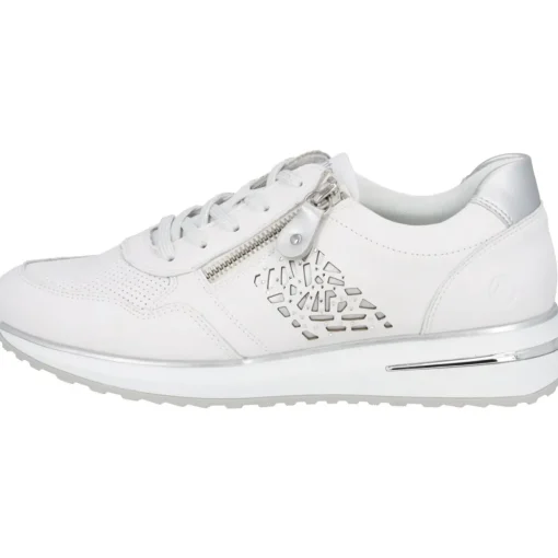 Remonte D1G00, Schnürschuhe, Damen, Weiß
