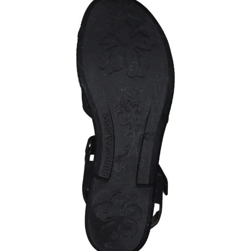 Ricosta Aurora 7001002, Sandalen (Kinder), Kinder, schwarz