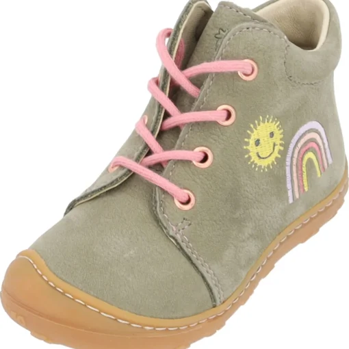 Ricosta Mecki 1203202, Lauflernschuhe, Kinder, eukalyptus/Regenbogen
