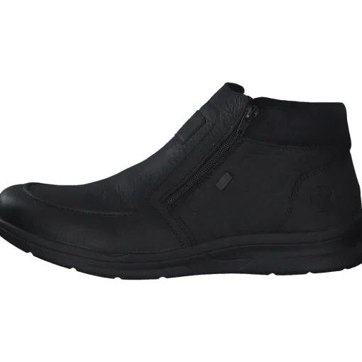 Rieker 14820, Chelsea Boots, Herren, schwarz/schwarz/schwarz