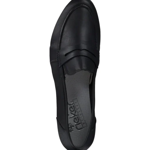 Rieker 51954, Mokassins, Damen, schwarz/schwarz/schwarz