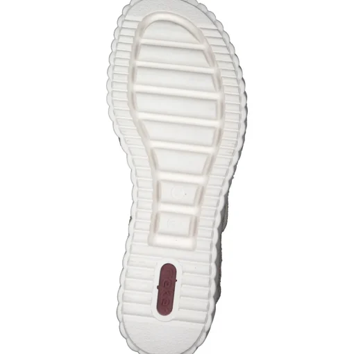 Rieker 69157, Plateau-Sandaletten, Damen, Beige