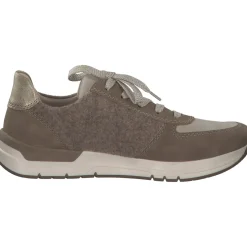 Rieker 58902-64, Schnürschuhe, Damen, fango/ginger /ginger-gold/ woo