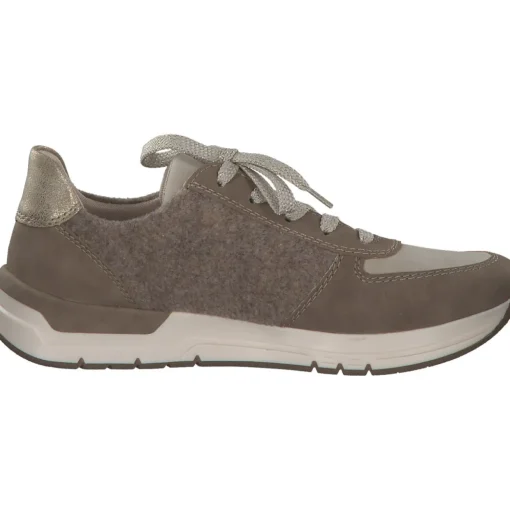 Rieker 58902-64, Schnürschuhe, Damen, fango/ginger /ginger-gold/ woo