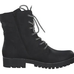 Rieker 78520, Schnürstiefel, Damen, schwarz/schwarz